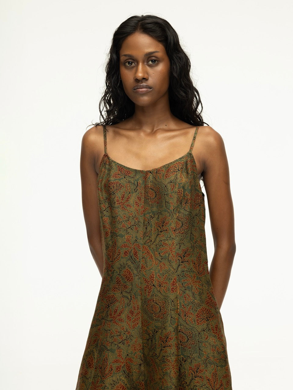 Ajrak Slip Dress