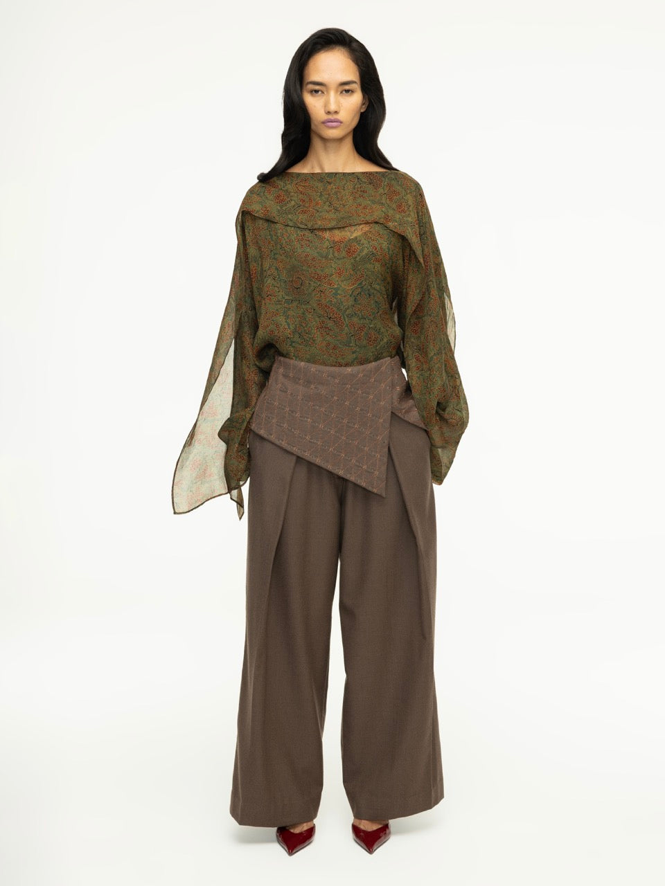 Ajrak Printed Top