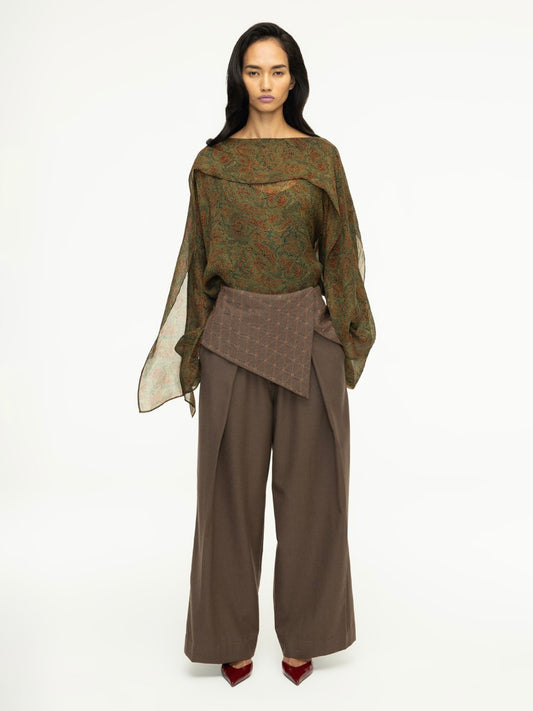 Ajrak Printed Top