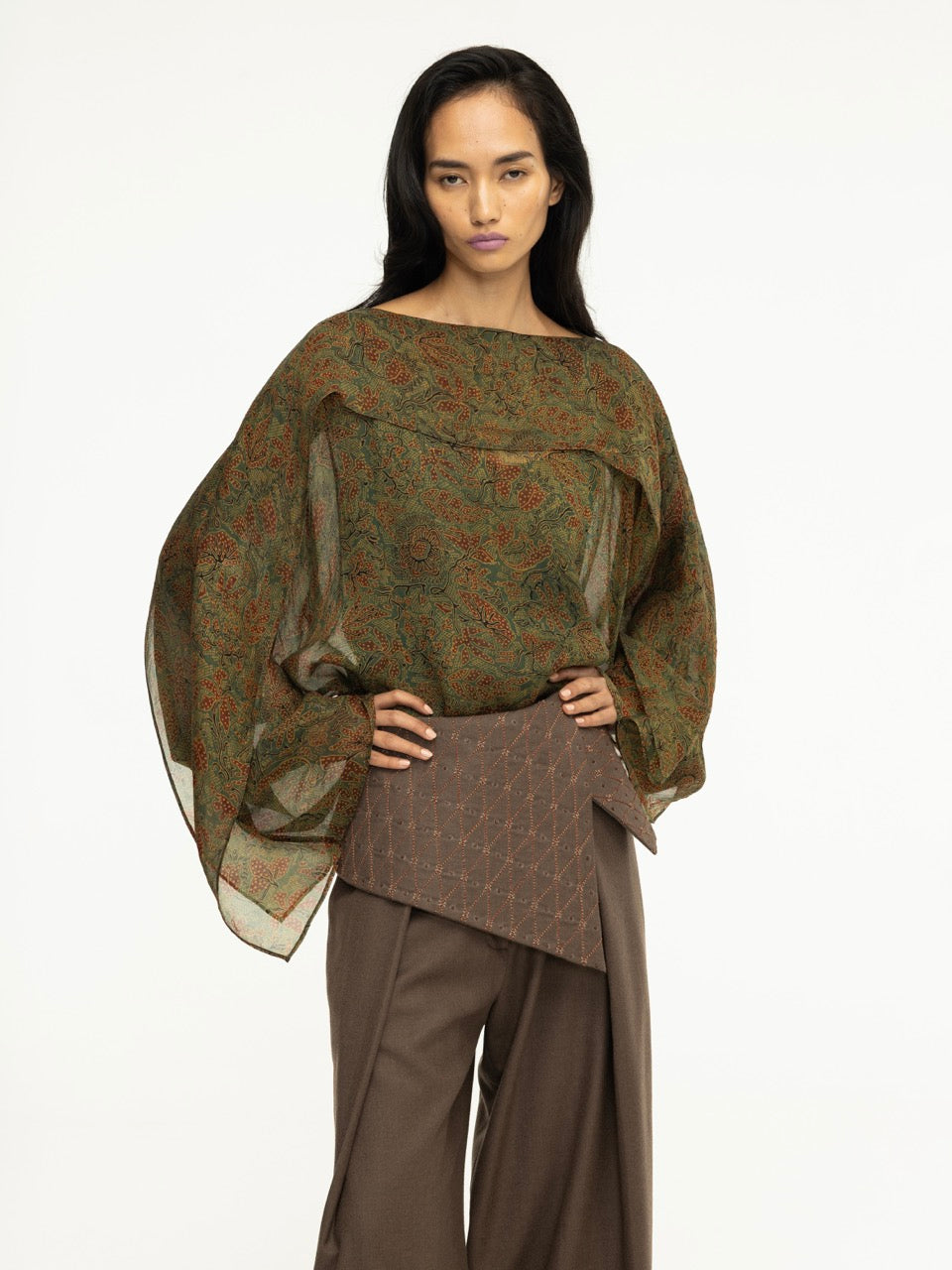 Ajrak Printed Top
