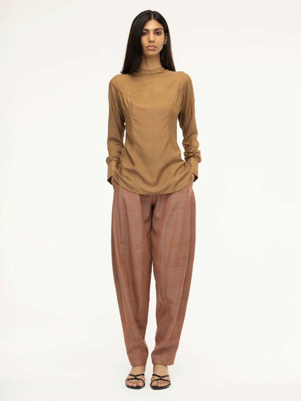 Sozani Extended Collar Blouse