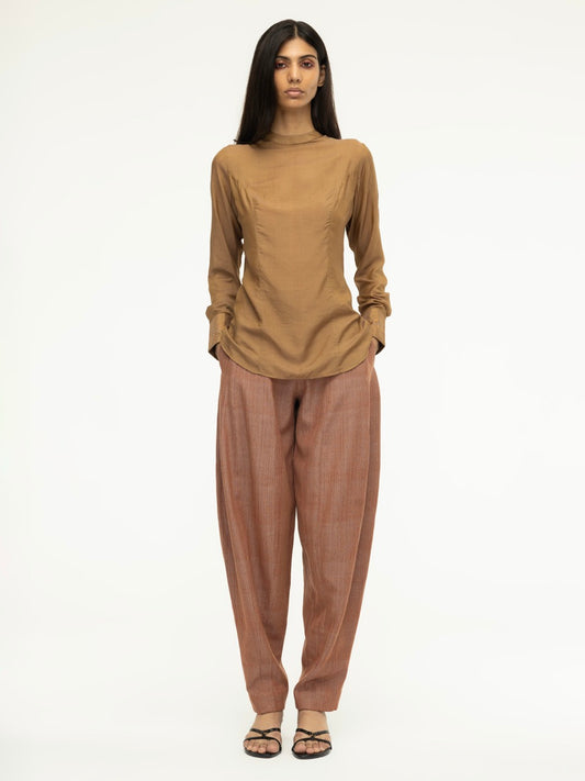 Sozani Extended Collar Blouse