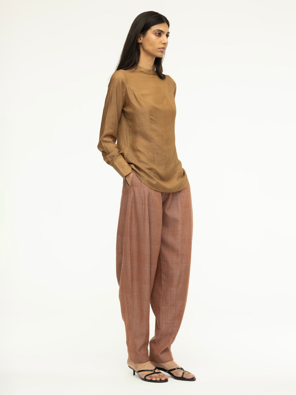 Sozani Extended Collar Blouse