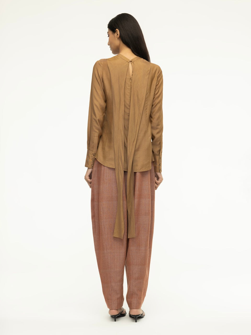 Sozani Extended Collar Blouse