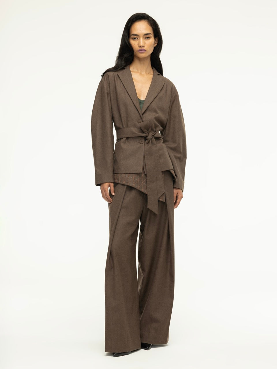 Wool Belted Jacket
