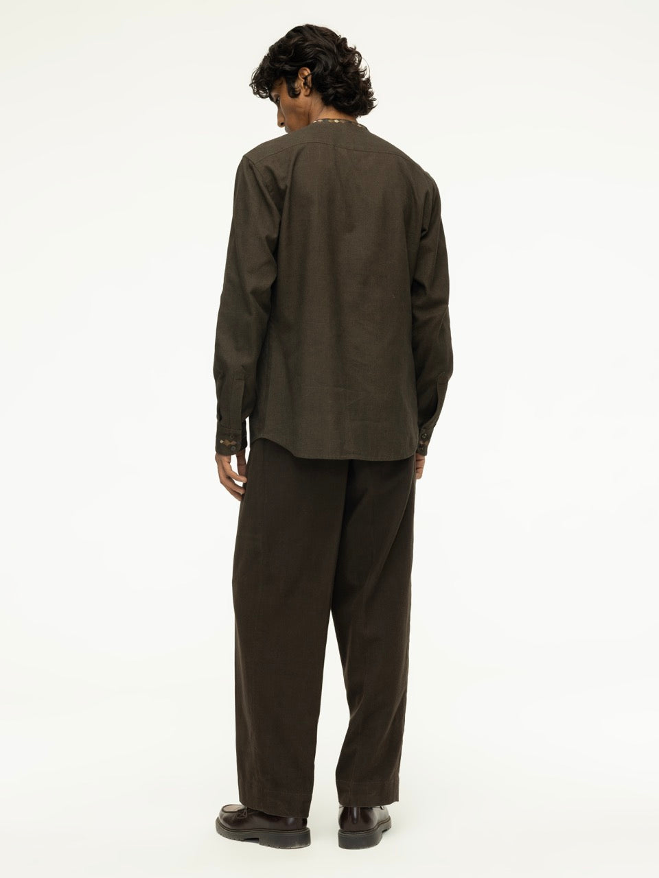 Men's Handspun Cotton Phulkari Shirt