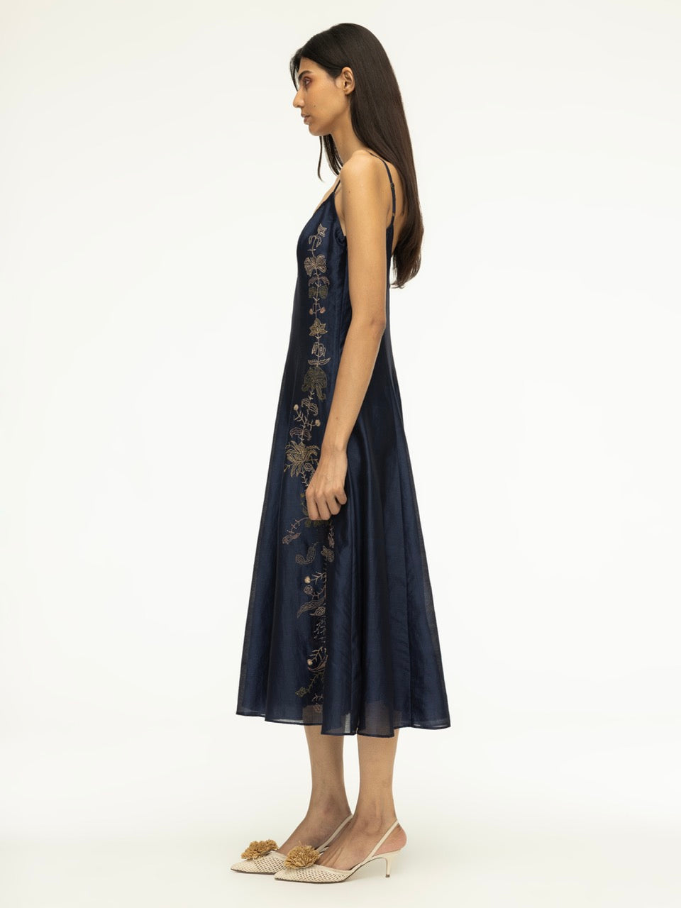Sozani Chanderi Slip Dress