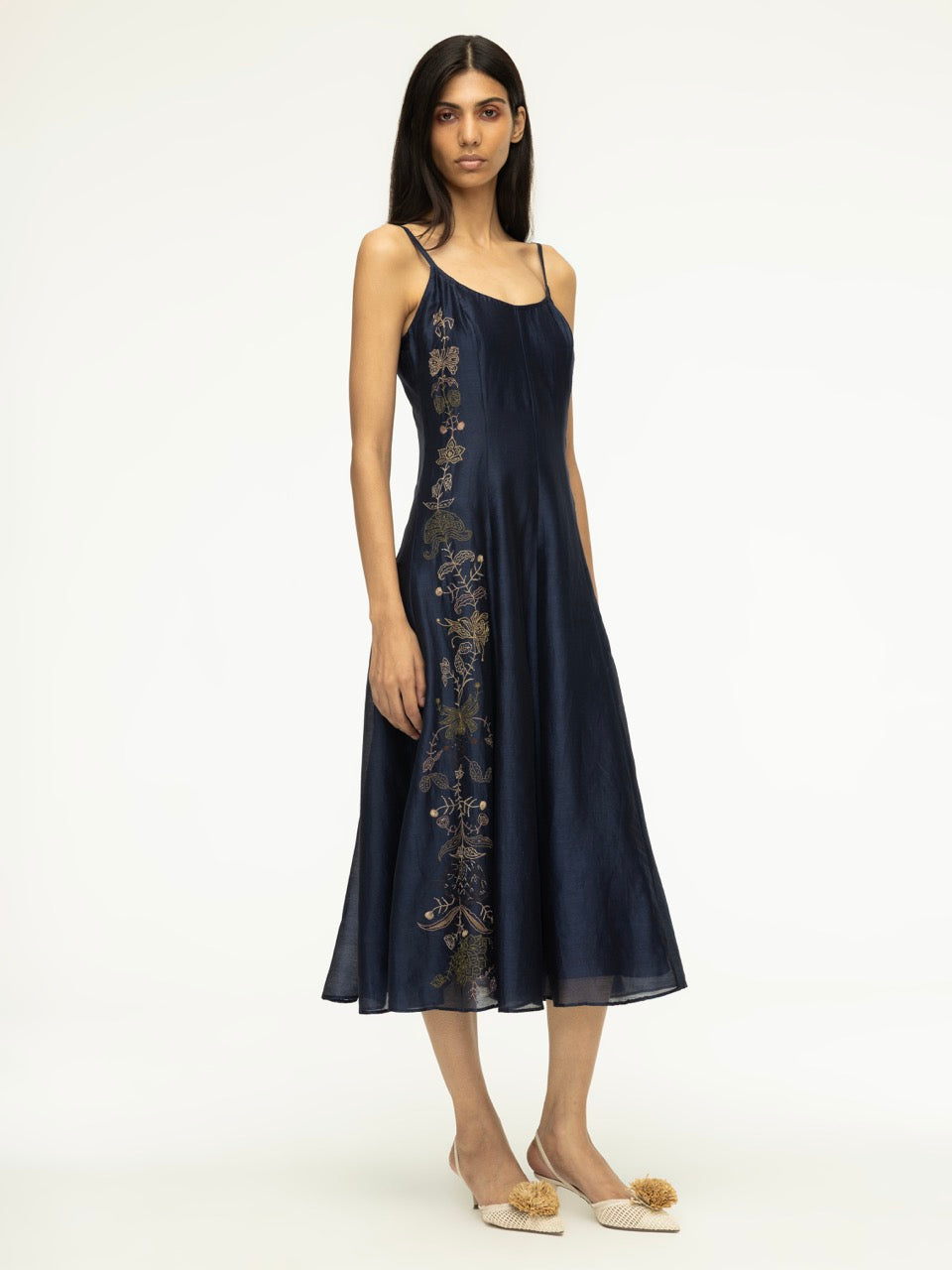 Sozani Chanderi Slip Dress