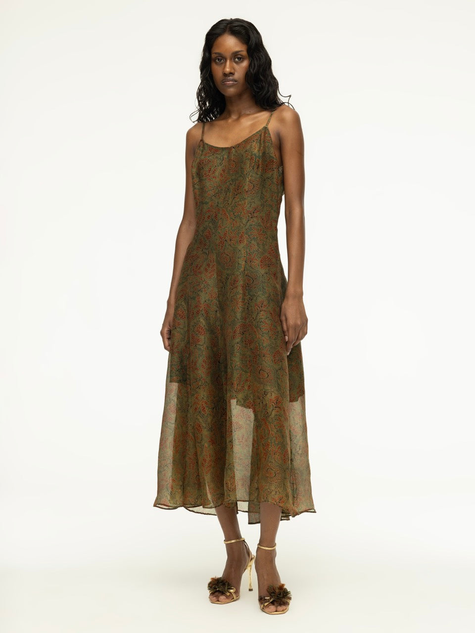 Ajrak Slip Dress