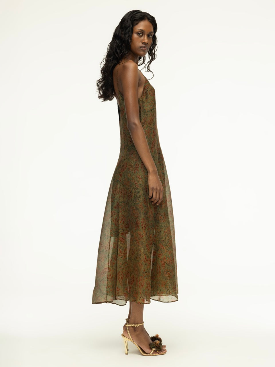Ajrak Slip Dress