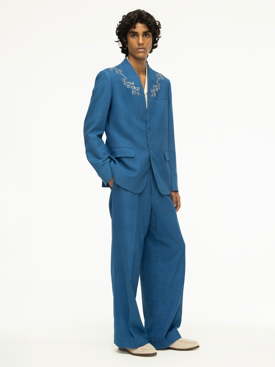Men's Handspun Linen Trousers