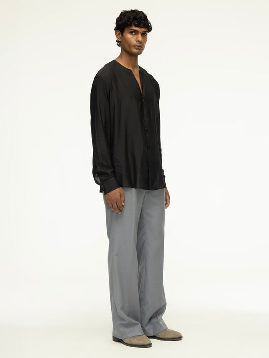 Men's Chanderi Button-Down Shirt