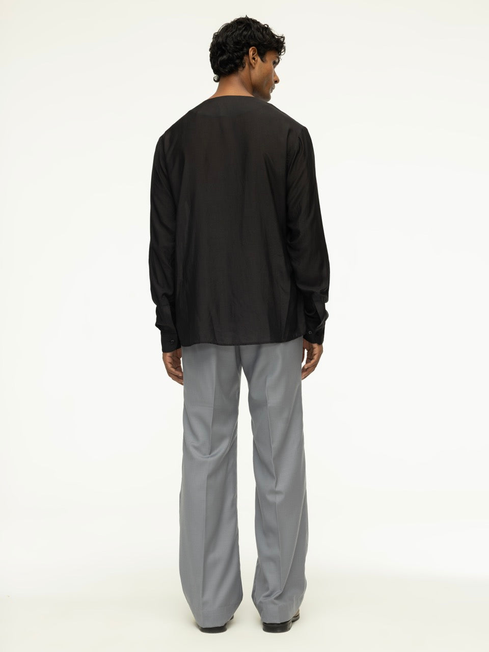 Men's Chanderi Button-Down Shirt