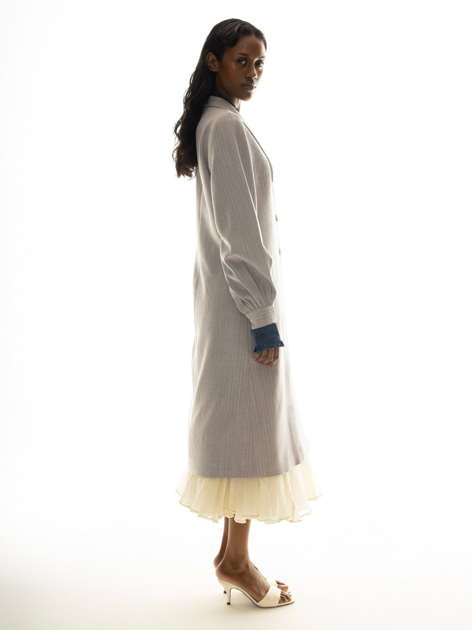 Cotton Knee Length Jacket