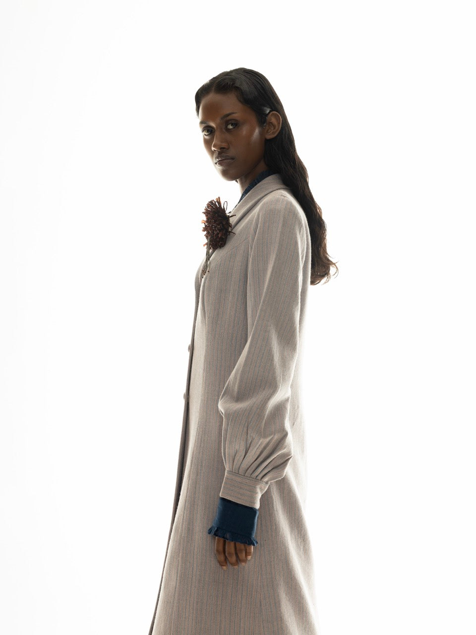 Cotton Knee Length Jacket