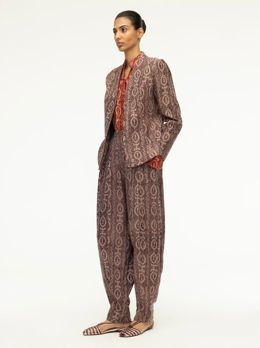 Ajrak Canvas Panel Jacket