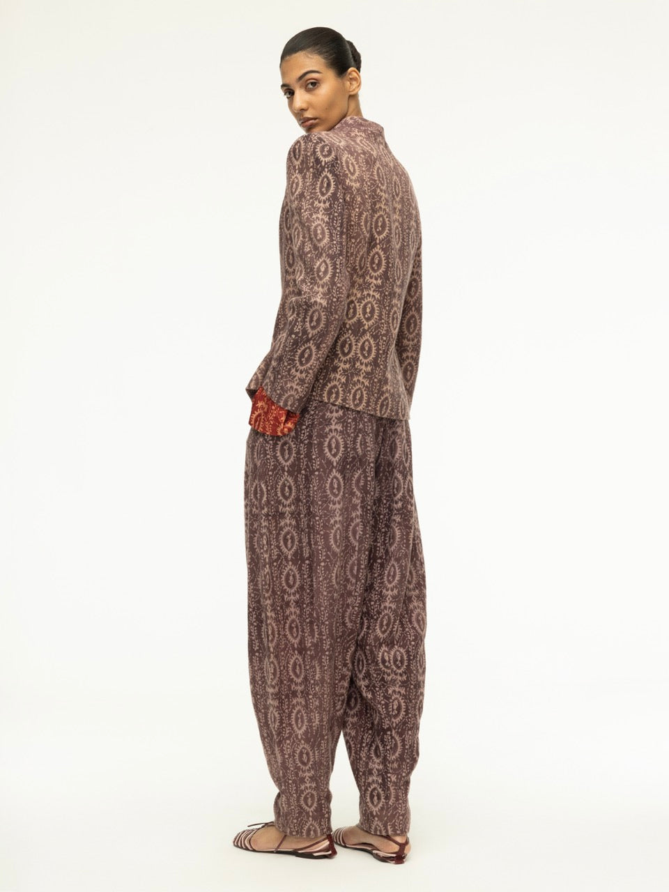 Ajrak Canvas Panel Jacket