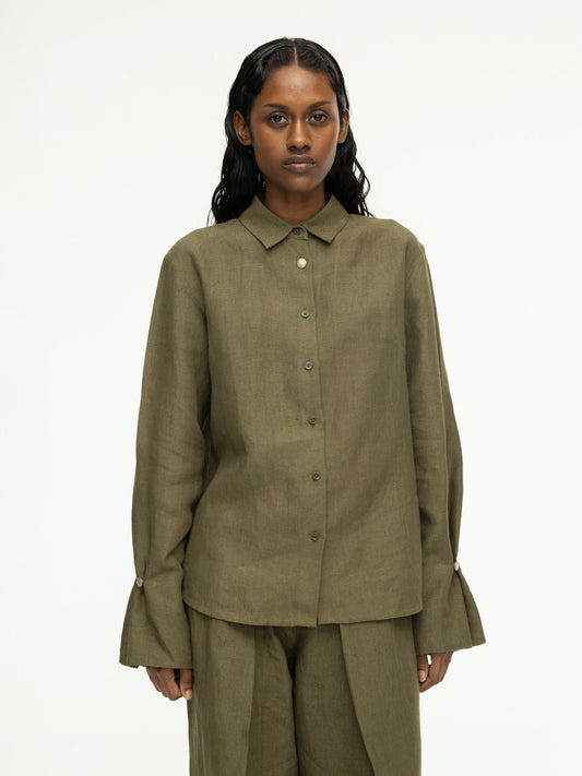 Linen Button-Down Shirt