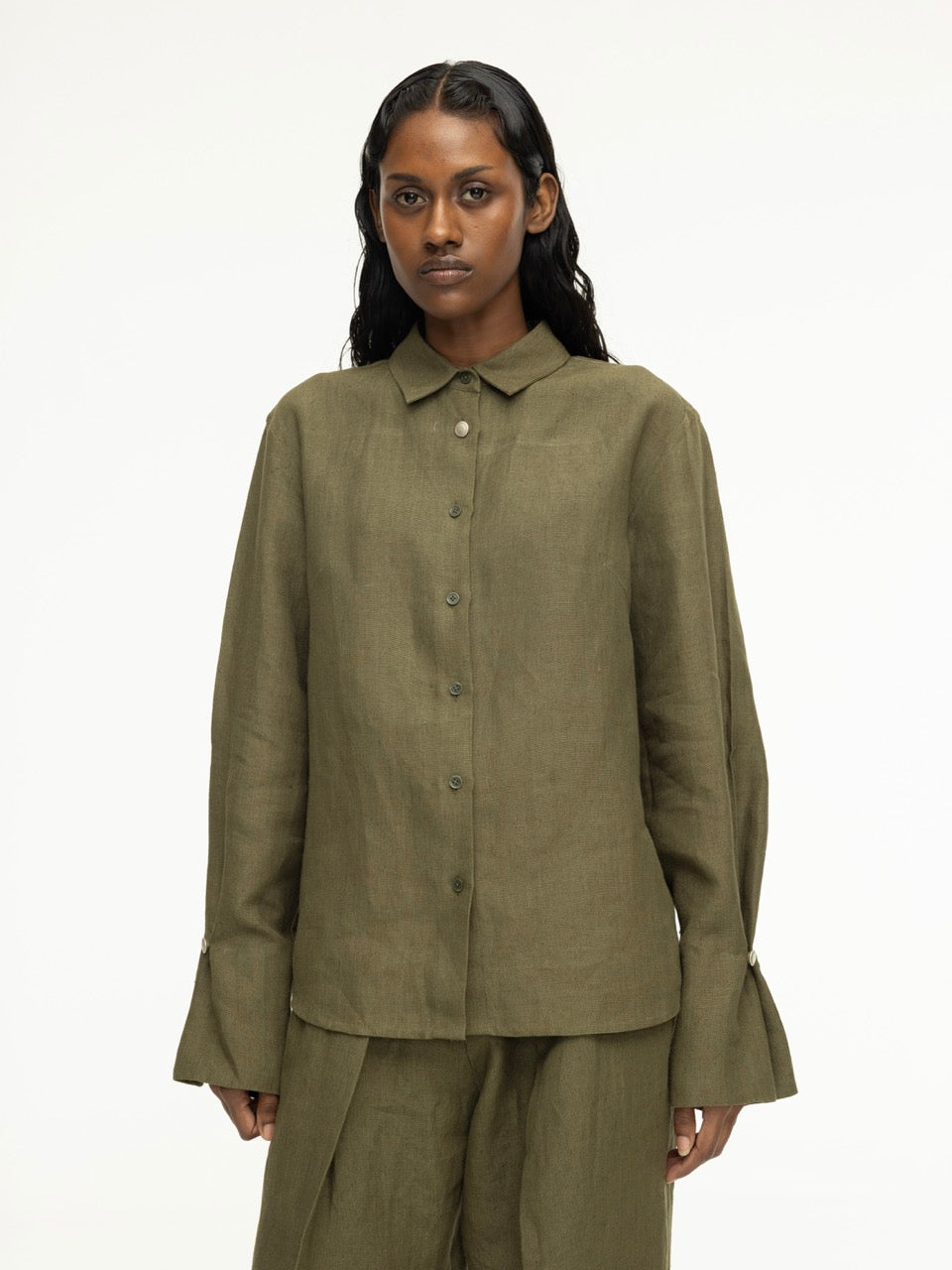 Linen Button-Down Shirt
