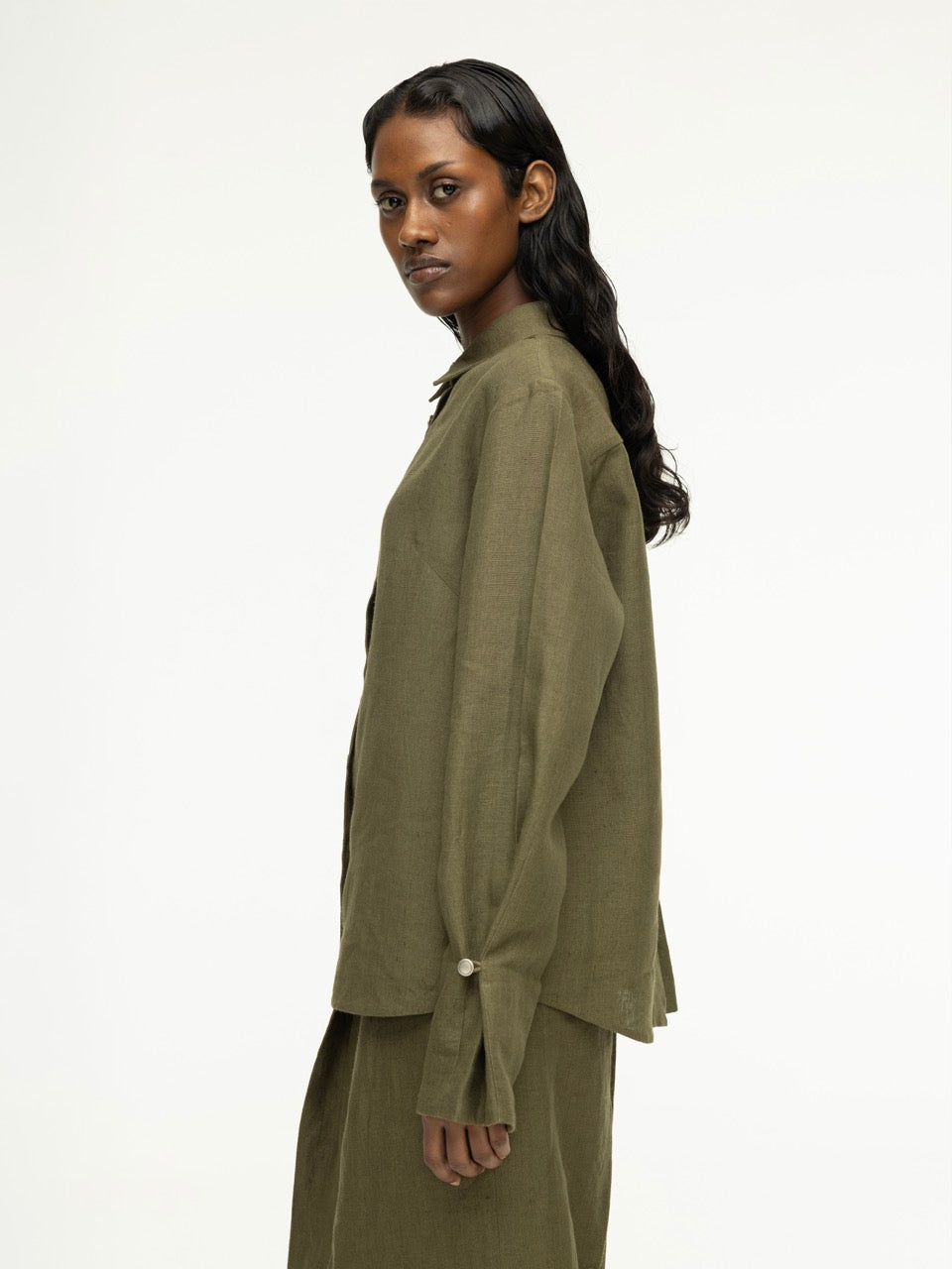 Linen Button-Down Shirt