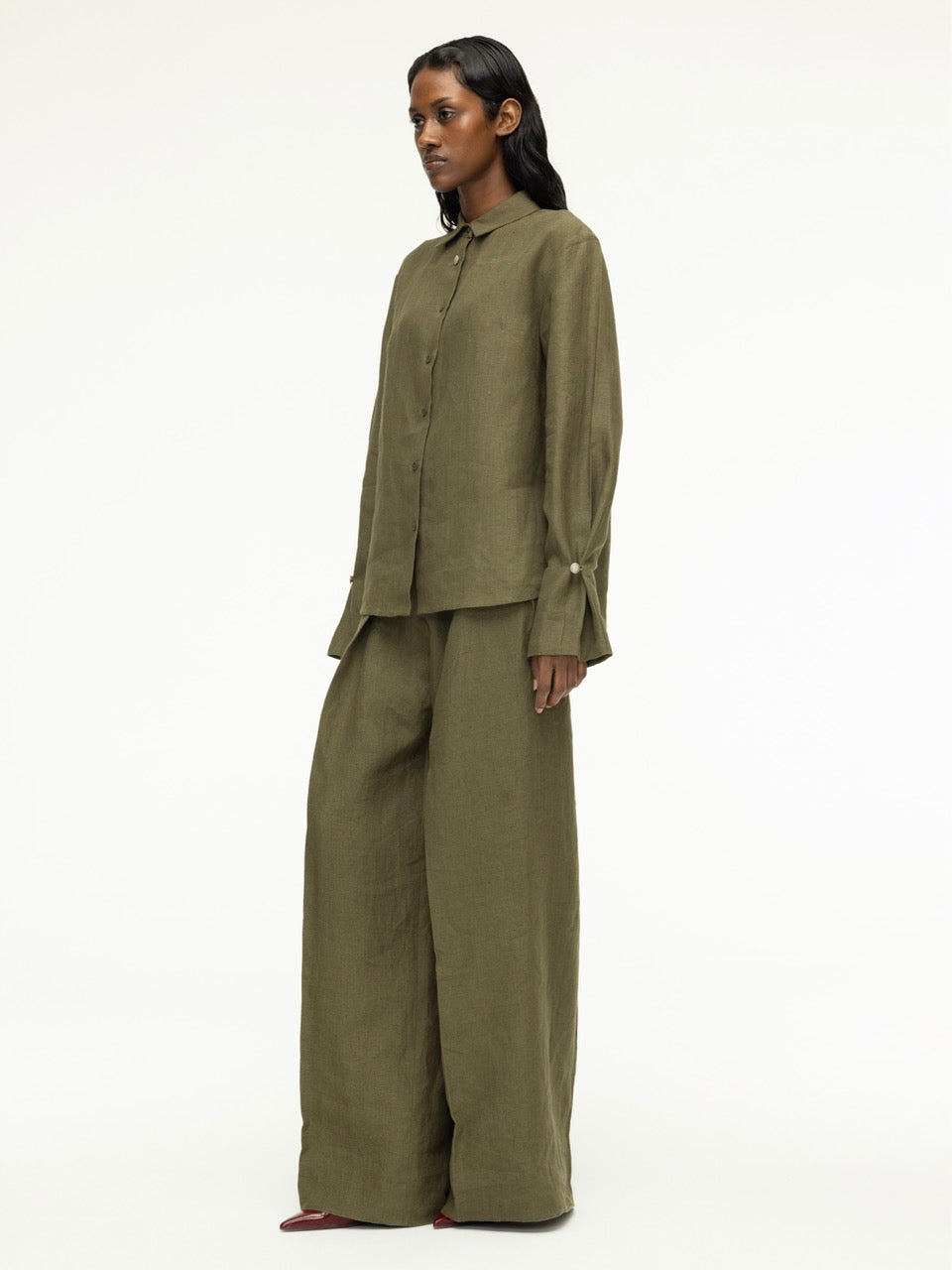 Linen Button-Down Shirt